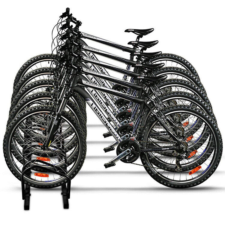 3 – 6 Bike Floor Parking Rack Instant Storage Stand Bicycle Cycling Portable AU