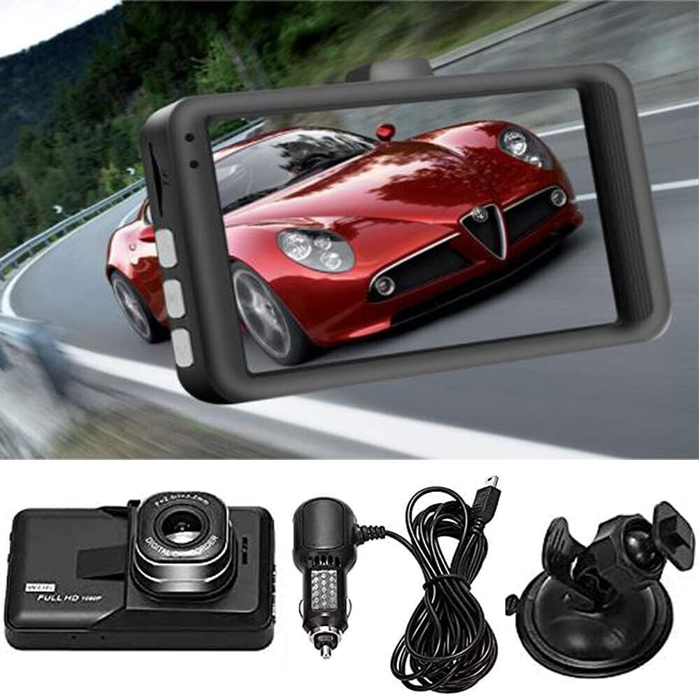 HD 1080P Car DVR 3" Lens Dash Cam Video Recorder Camera G-sensor Night Vision AU