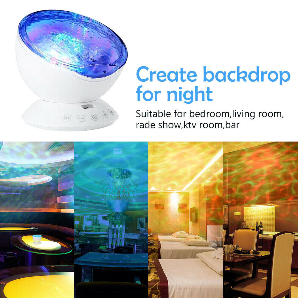 LED Night Light Projector Galaxy Starry Ocean Star Sky Baby Room Party Lamp Condition: Brand New