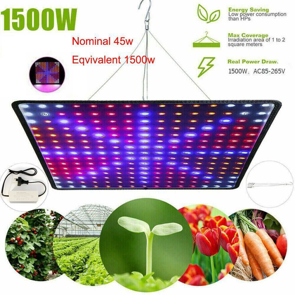 225LED 2000W Grow Light Hydroponic Kits Growing Plant Veg Flower Indoor Lamp AU