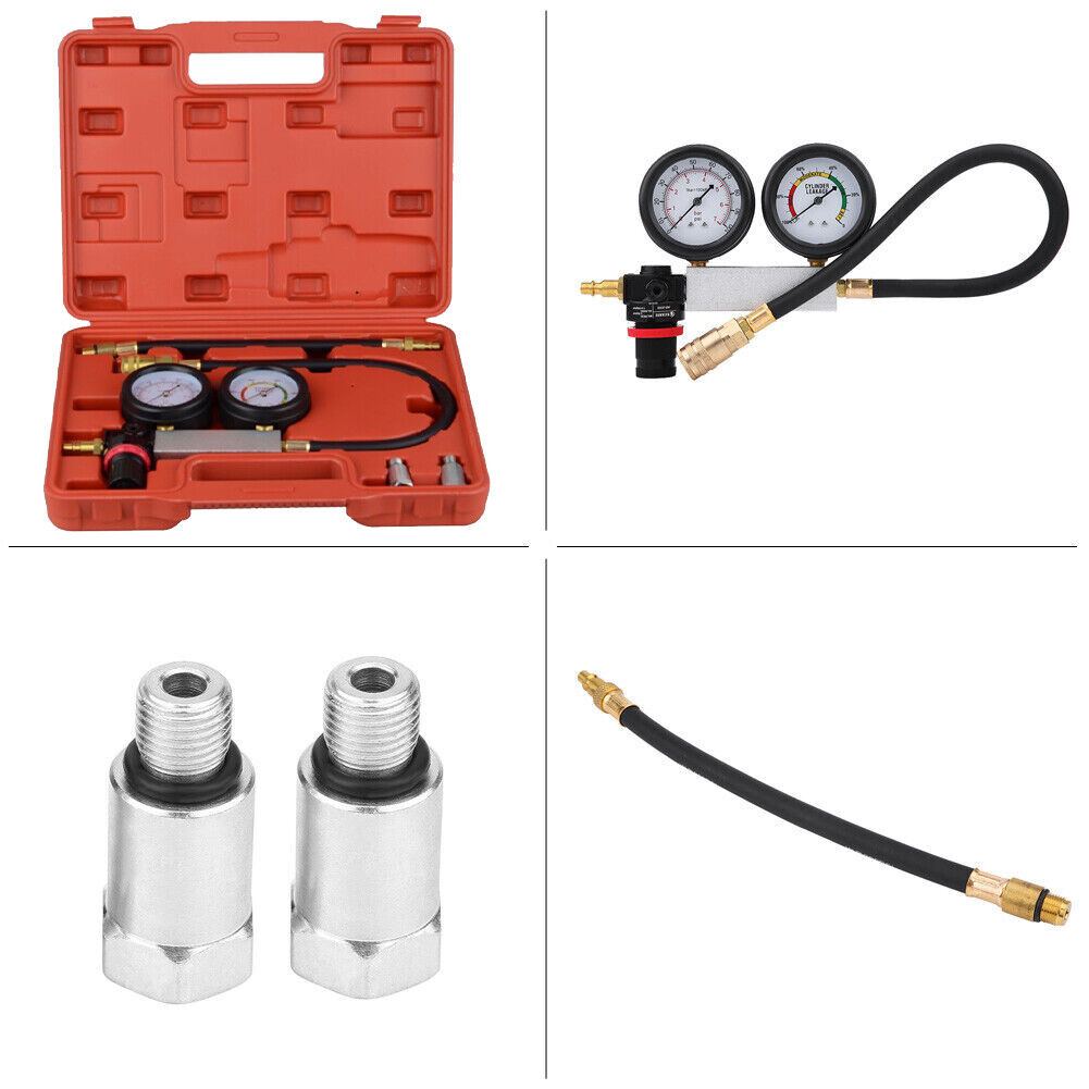 Cylinder Leak Down Tester Petrol Engine Compression Leakage Leakdown Detector