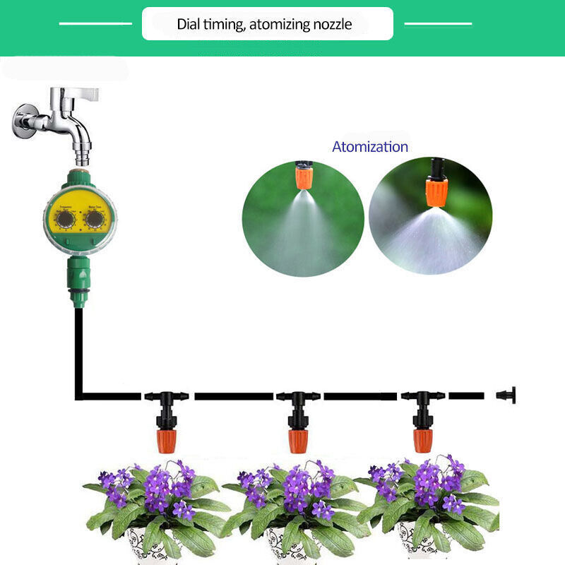 Electronic Water Tap Timer For Garden Hose AUTO Watering Irrigation ControllerAU