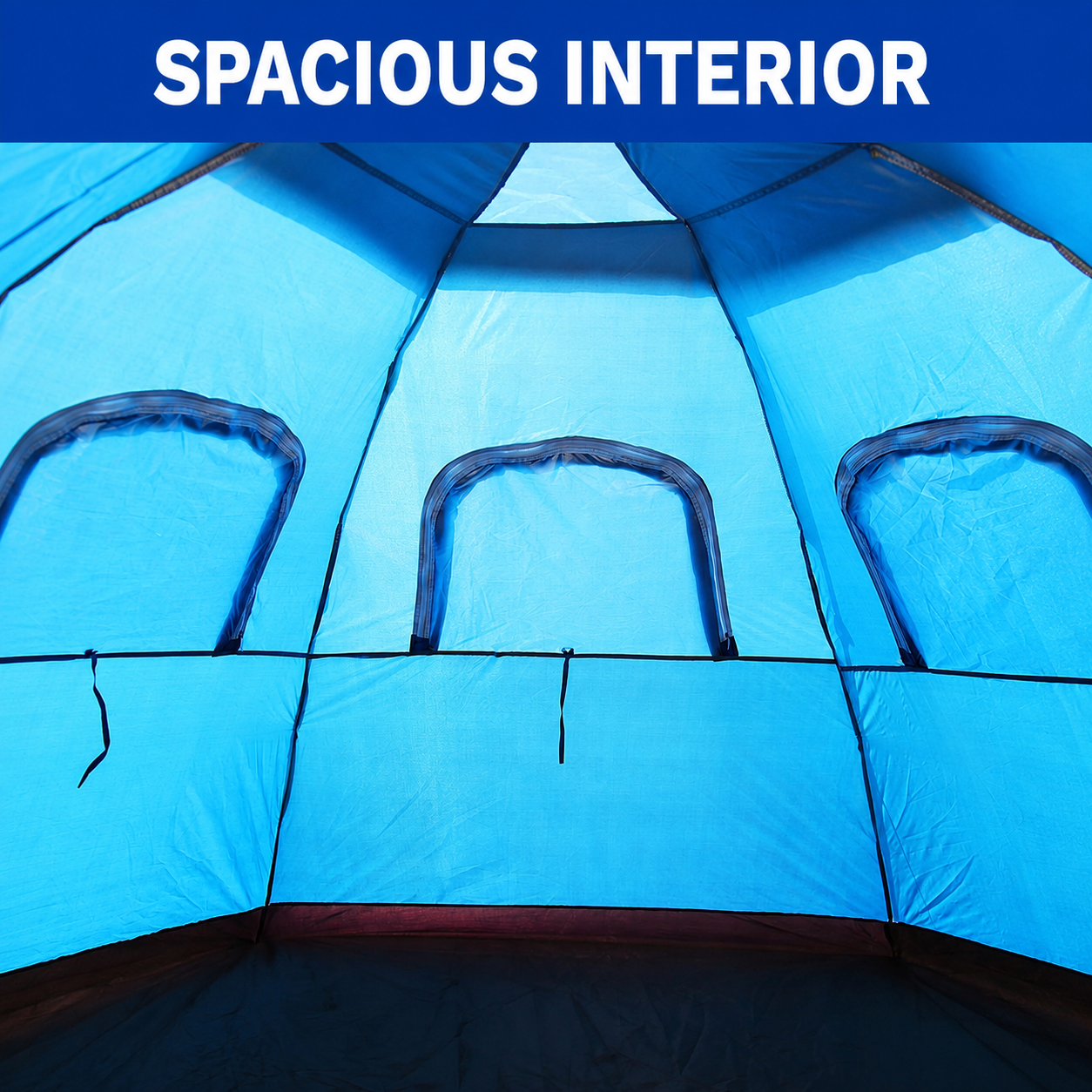 6 Person Instant Tent Pop-Up Camping Tent Set Hiking Fishing Up in Second Carry