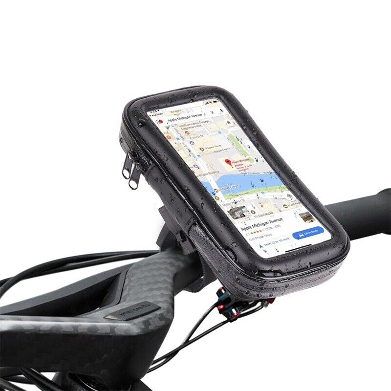 Waterproof Motorcycle Phone Holder Bag Case Motorbike Scooter Mobile MTB AU NEW