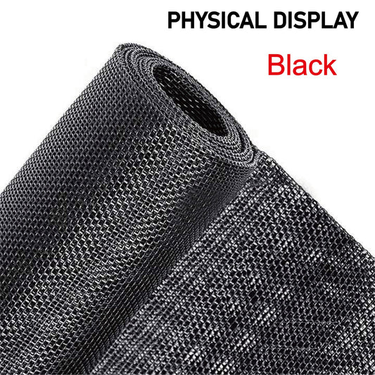 Fiberglass Fly Screen Mesh Roll 5M x 1M Insect Window Door Net Black/Grey