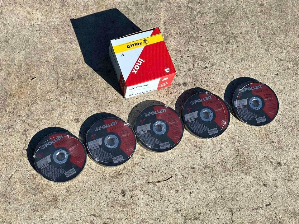 50pc 5" 125mm Angle Grinder Cutting Discs - Thin Cut Off Wheels Disks for Metal