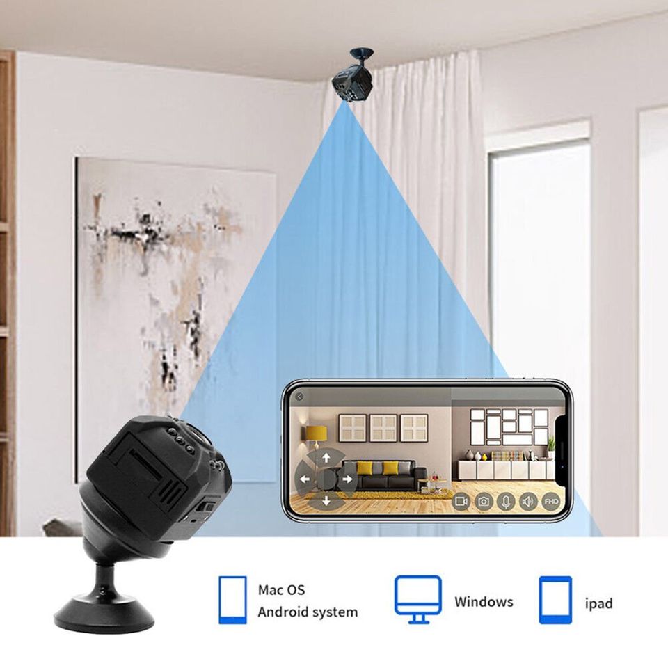 1080P HD Mini Camera Night Vision WiFi Surveillance Cameras Micro