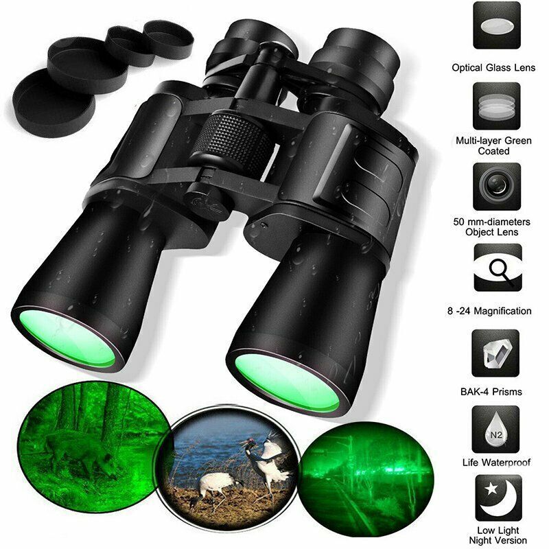 180x100 Zoom HD Hunting Binoculars Night Vision Bird Handheld Telescope Outdoor