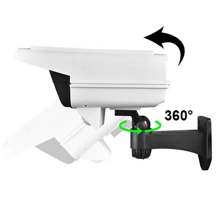 Sensor Solar Outdoor Camera LED Light Fake Security CCTV Cam with Motion Dummy