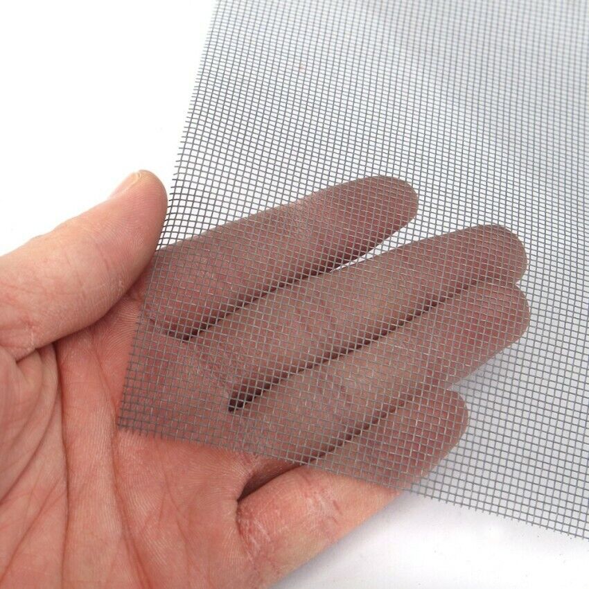 100FT / 30M Roll Insect Flywire Window Fly Screen Net Mesh Flyscreen Black/ Grey