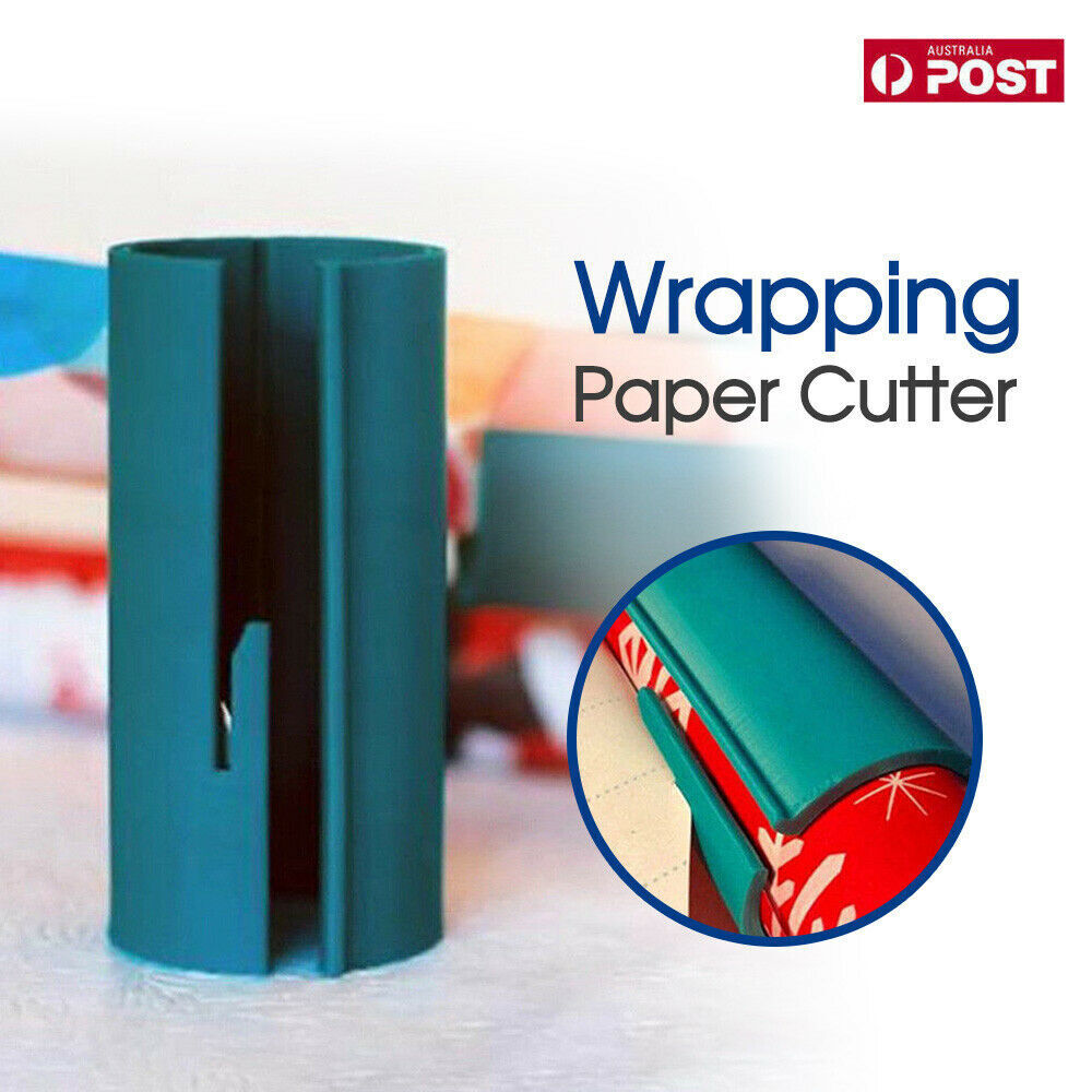 VW Sliding Wrapping Paper Cutter Christmas Craft Seconds Wrap Paper Cut Tools AU
