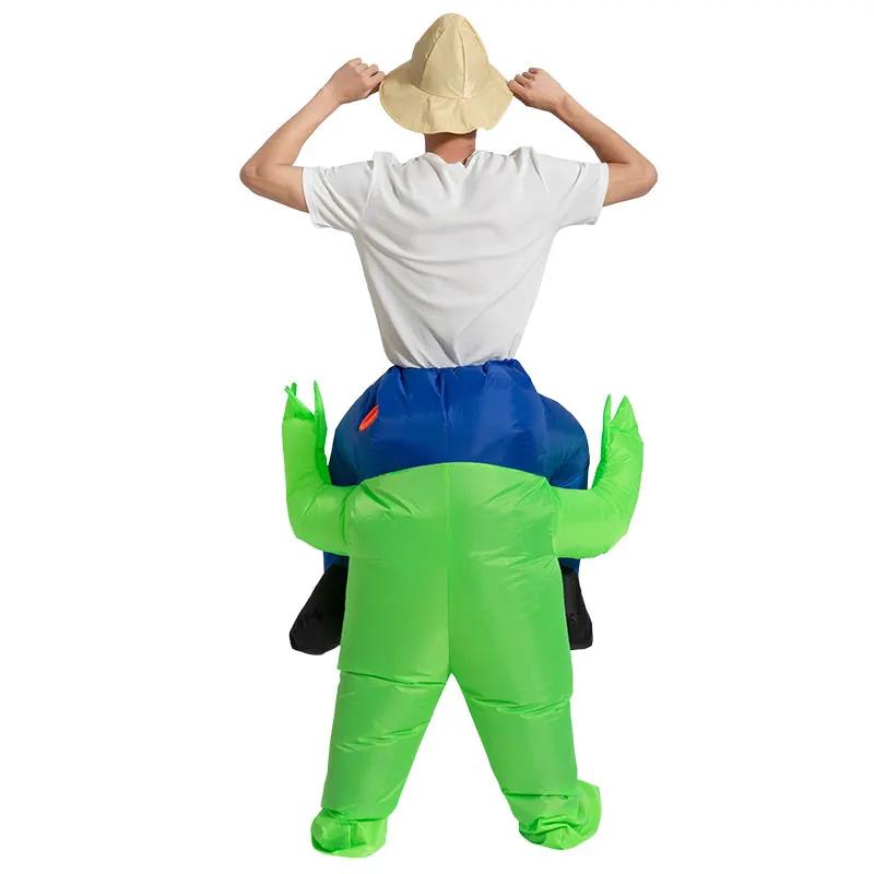 Adult Kids Alien Inflatable Costume Fun Party Halloween Costume for man Women Cosplay