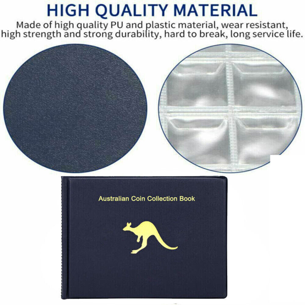 480 Coin Holder Collection Storage Collecting Money Penny Pockets Album Book