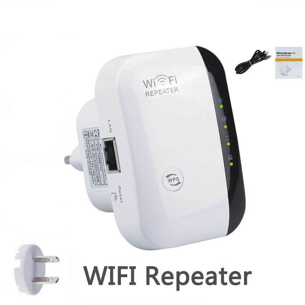 300Mbps Wifi Extender Repeater Range Booster Wireless-N 802.11 AP Router AU Plug