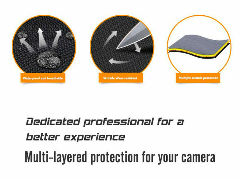 Camera Bag Case Backpack For Canon Sony Nikon SLR DSLR Waterproof Shockproof AU