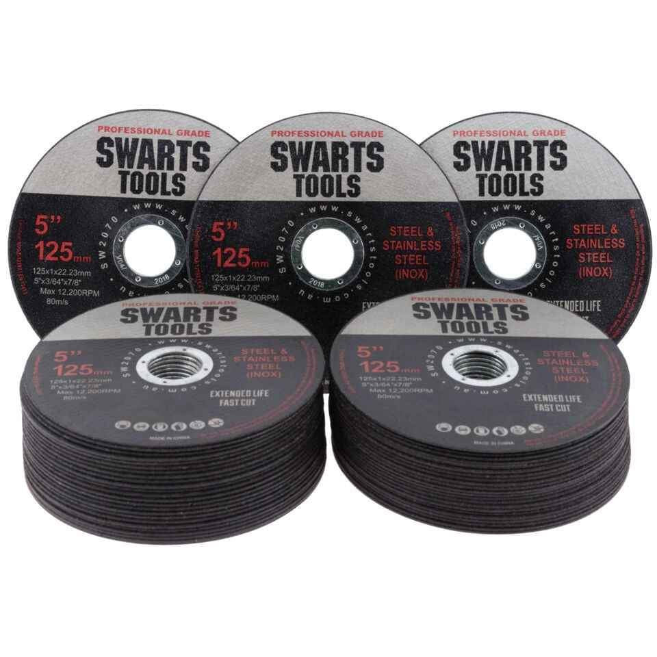 50pc 5" 125mm Angle Grinder Cutting Discs - Thin Cut Off Wheels Disks for Metal