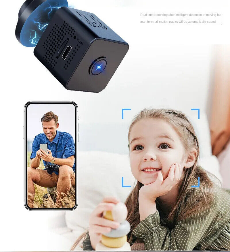 1080P HQ Intercom Monitoring Home Security Wireless Network Portable Mini Camera