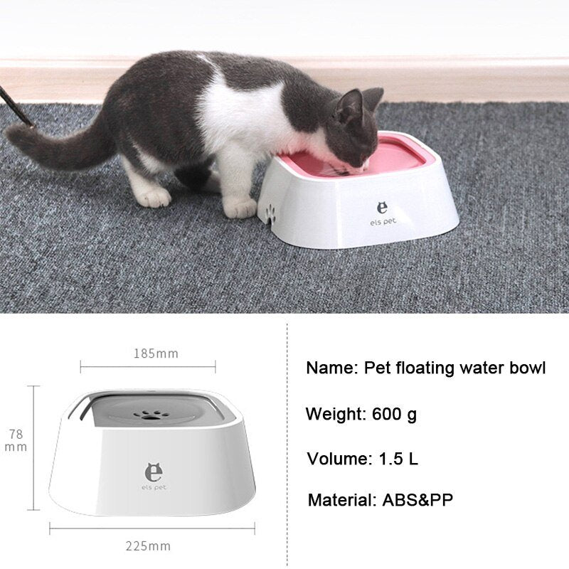 1.5L Cat Dog Pet Water Bowl