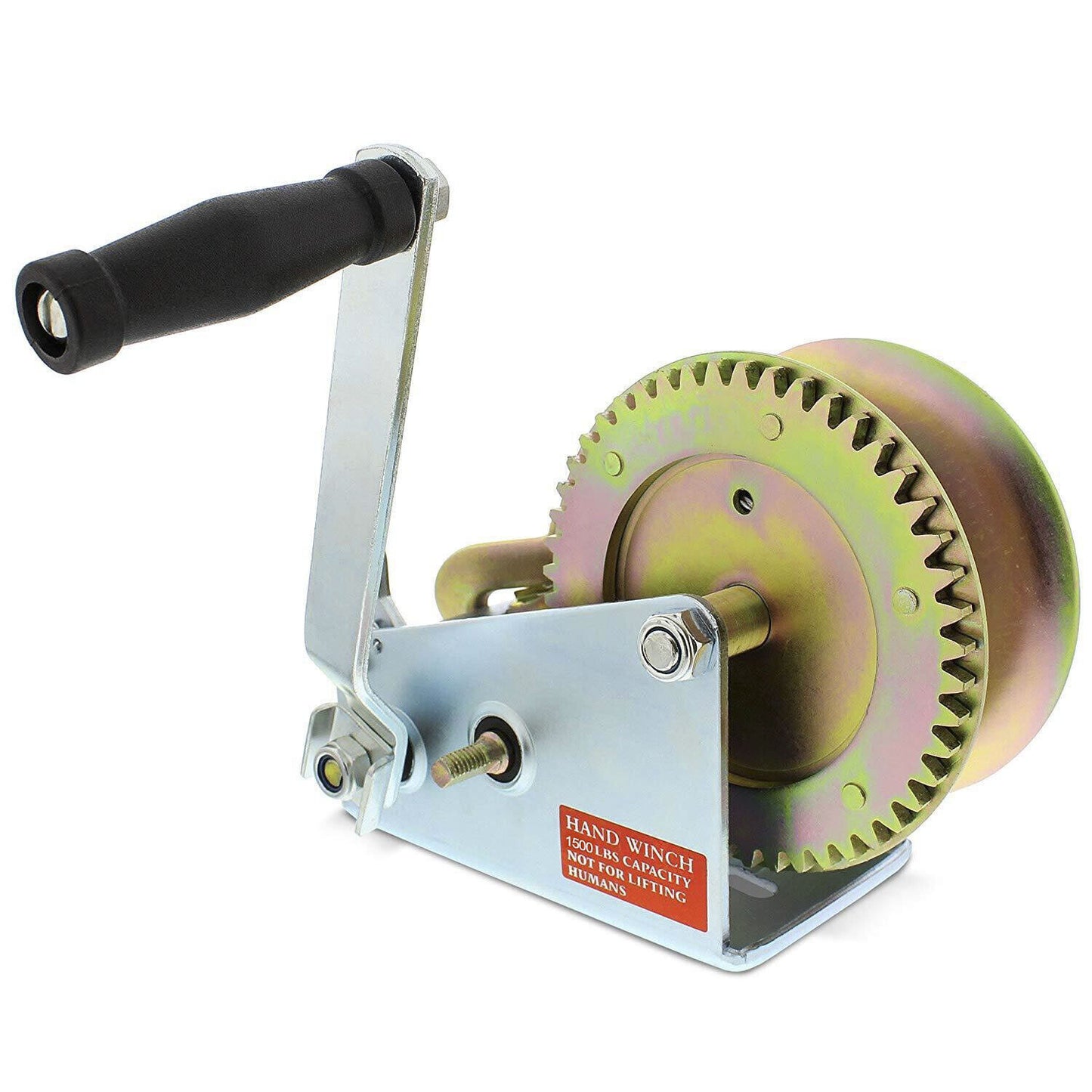 Hand Winch 1500lbs/680Kg 2-Gears 8m Synthetic Cable Boat Trailer 4WD Winch