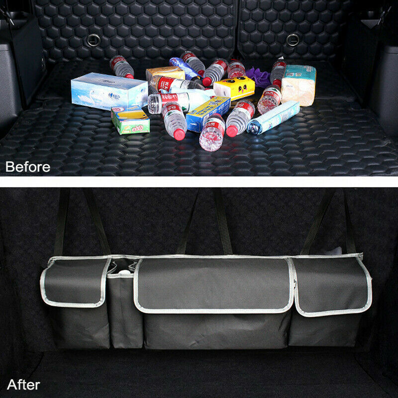 Car Boot Organiser Large Storage Bag Pocket Back Seat Hanger Travel Hanging AUS