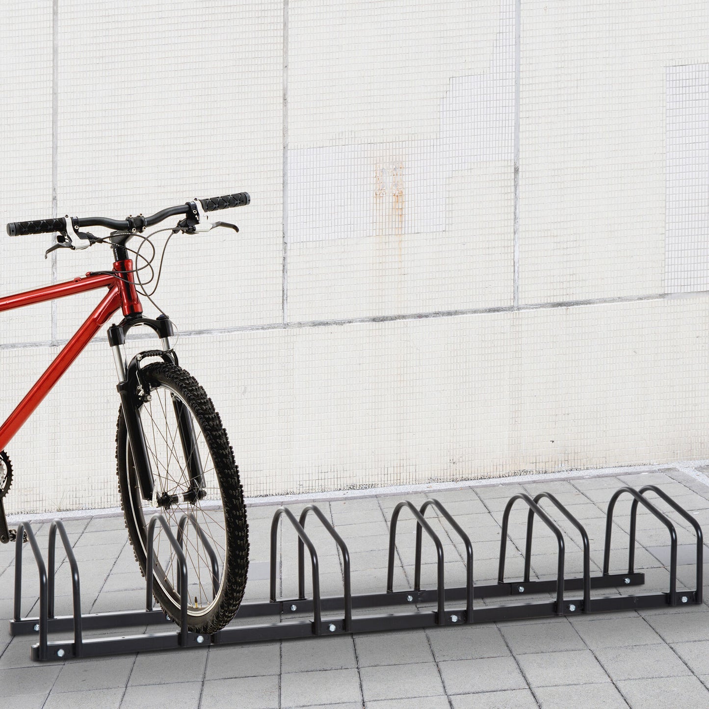3 – 6 Bike Floor Parking Rack Instant Storage Stand Bicycle Cycling Portable AU