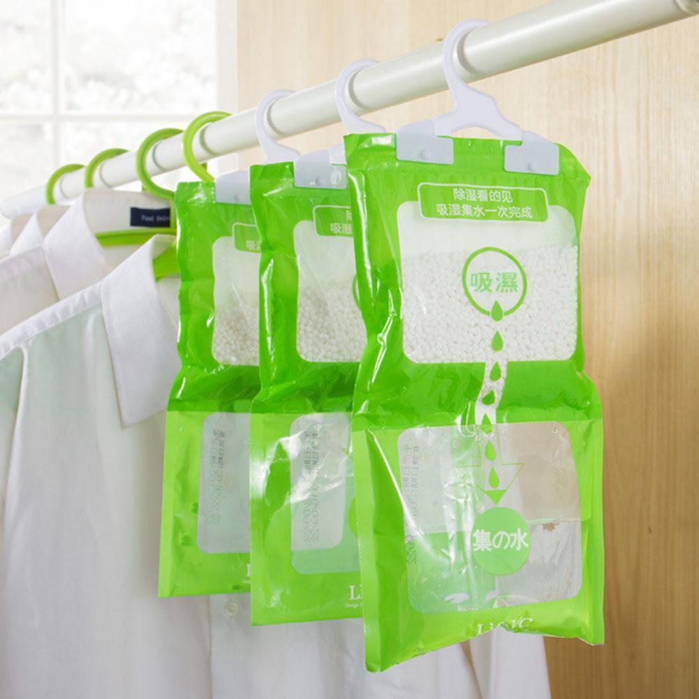 1/2/3/5x Hanging Wardrobe Dehumidifier Bags Stops Damp Mould Absorb Moisture