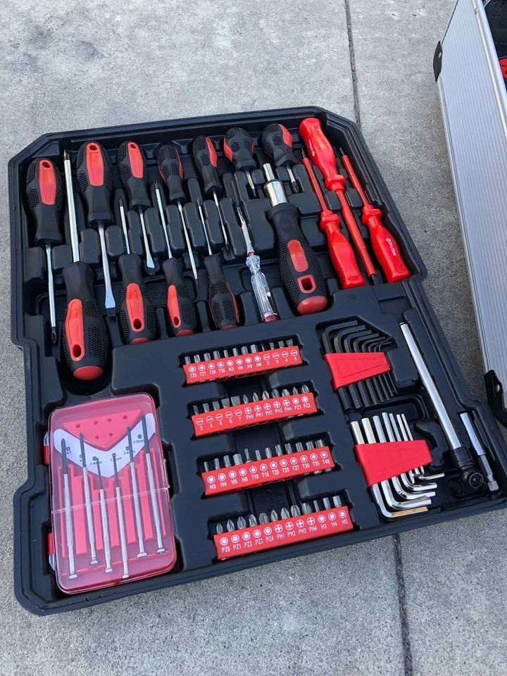 799pcs Aluminum Trolley Case Tool Set House Repair Kit Set Household Hand Tool Set