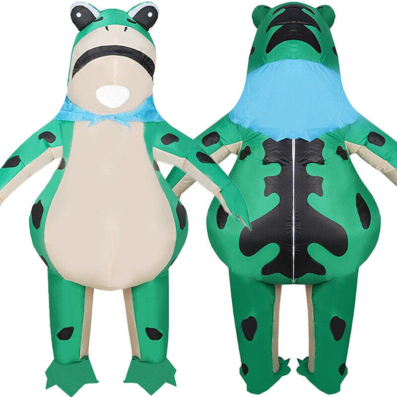 150-190cm Adult Inflatable Frog Costume- Party Dress up Halloween Anime Cosplay