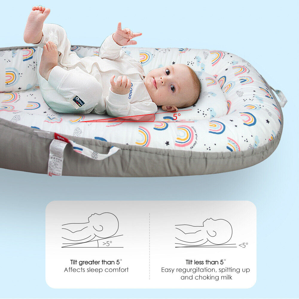 Baby Nest Bed Lounger Sleeping Portable Newborn Bassinet Crib Cot