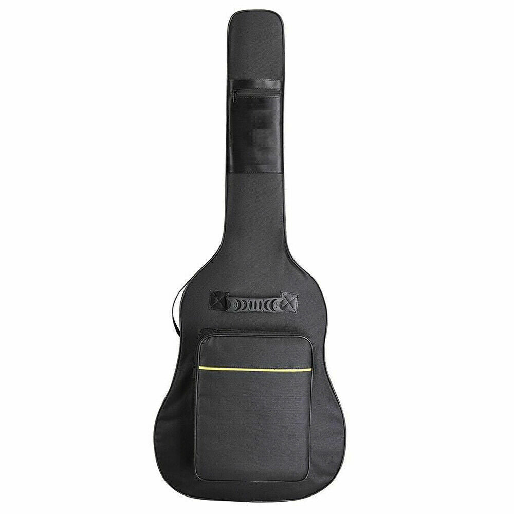 41"Guitar Bag Padded Gig Bag Double Straps Backpack Soft Black Case Acoustic
