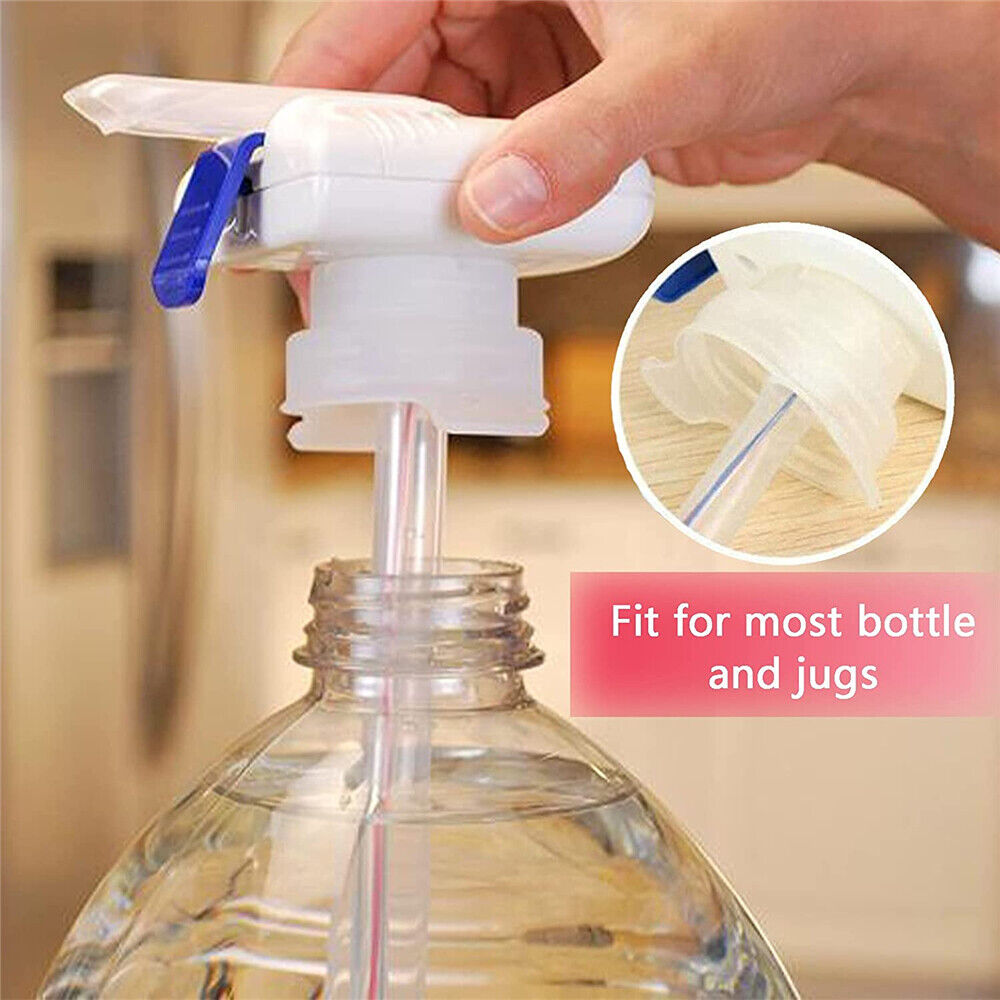 1/2xAutomatic Electric Tap Water Drink Beverage Milk Dispenser Pump Spillproof