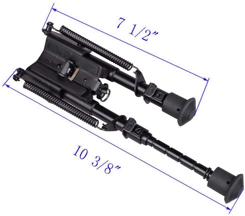 Adjustable 6"-9" Sniper Hunting Quick Deploy Rifle Bipod Shooting Sling Mount AU