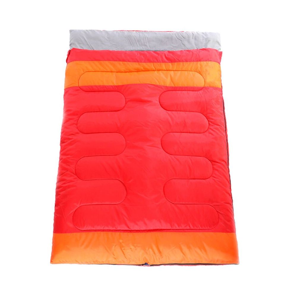 Double Outdoor Camping Sleeping Bag Hiking Thermal Winter 220x150cm