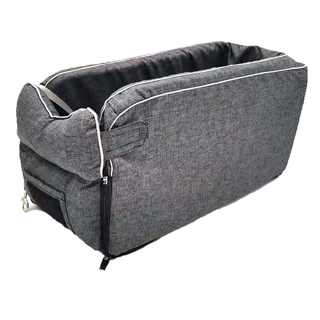 Car Pet Seat Auto Seat Center Console Dog Cat Nest Pad Removable Pet Carrier