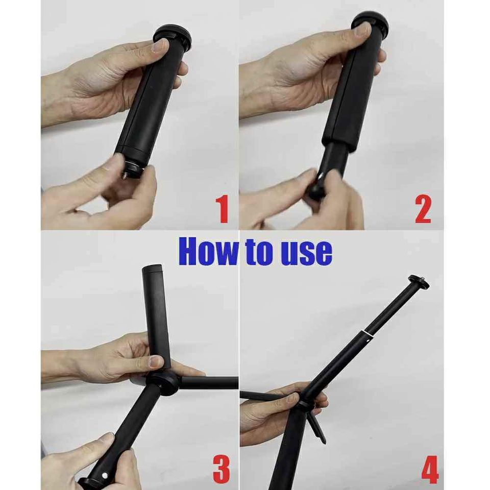 Dimmable Camera LED Video Light Panel Lamp + Bracket Tripod for Photo Lighting