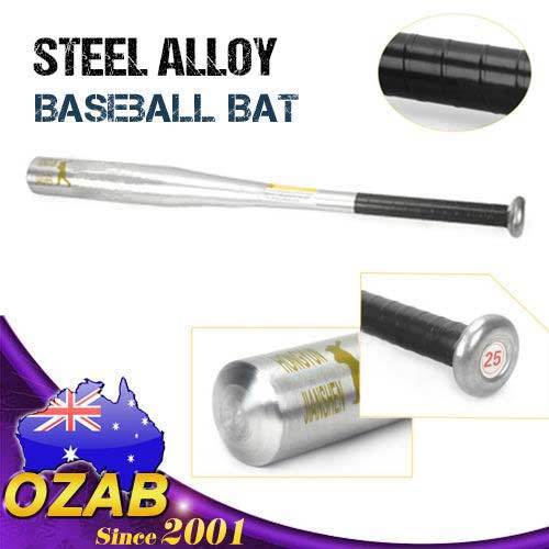 32"/25" Steel alloy Silver Baseball Bat Racket Softball Sports Lightweight