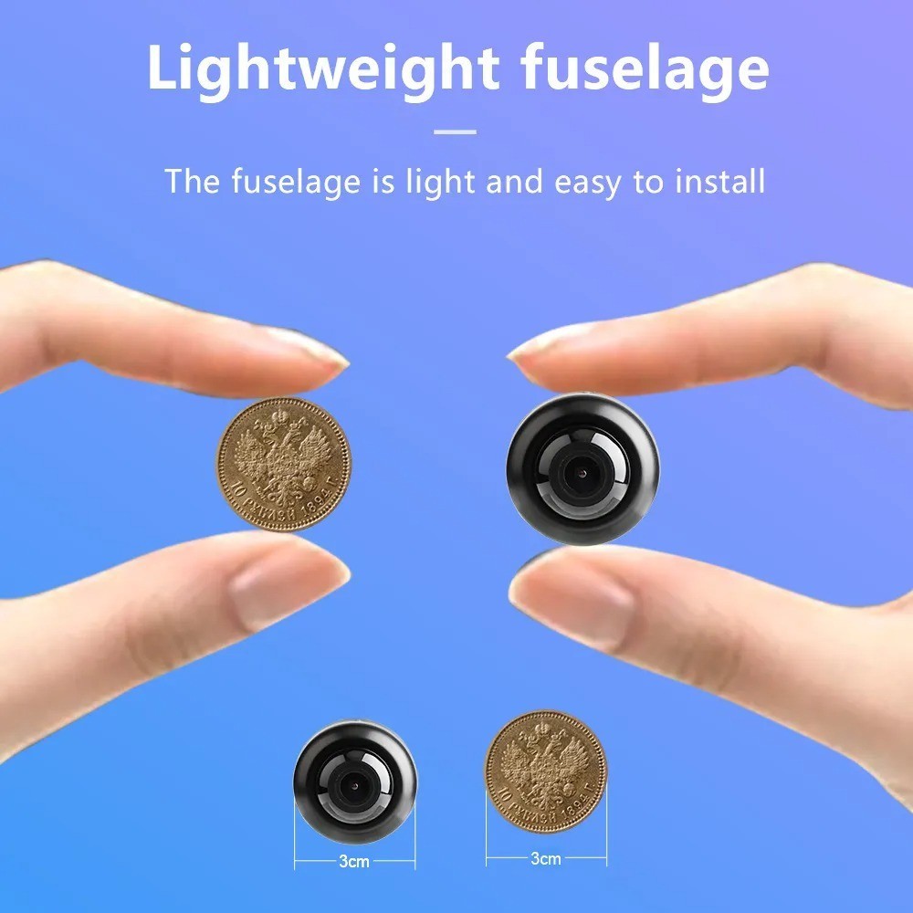 1080P HD Mini WiFi Wireless Camera Night Vision Audio Home Security Cam