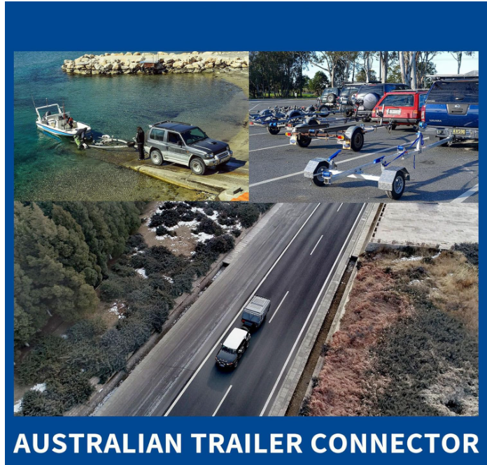 7-Pin Trailer Connector - Weatherproof Plastic with Copper Terminals