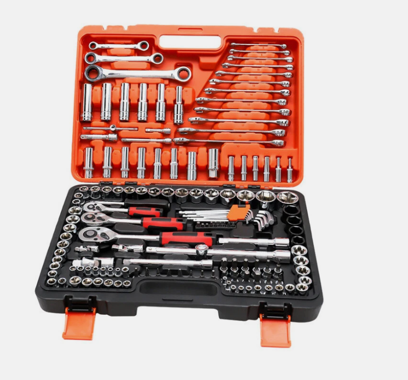 151Pcs Automobile mechanical repair vehicle socket wrench tool box combination
