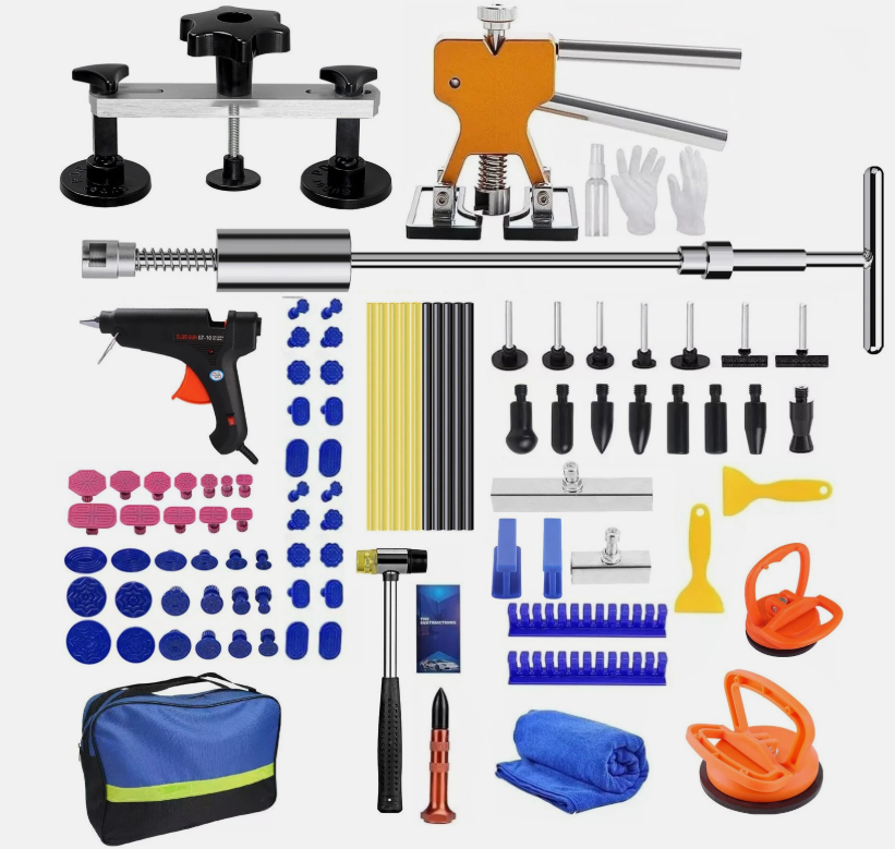 97Pcs Car Paintless Dent Repair Kit Auto Body Dent Puller Car Dent Removal Tools