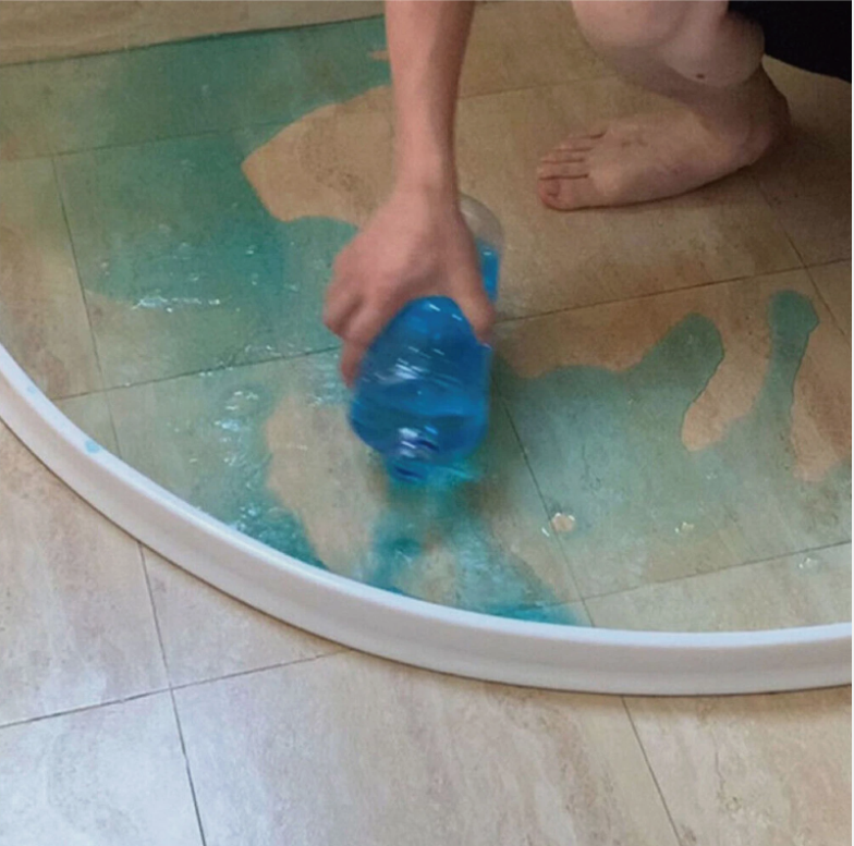 Waterproof Silicone Water Barrier Stopper Strip for Bathroom 2.5M