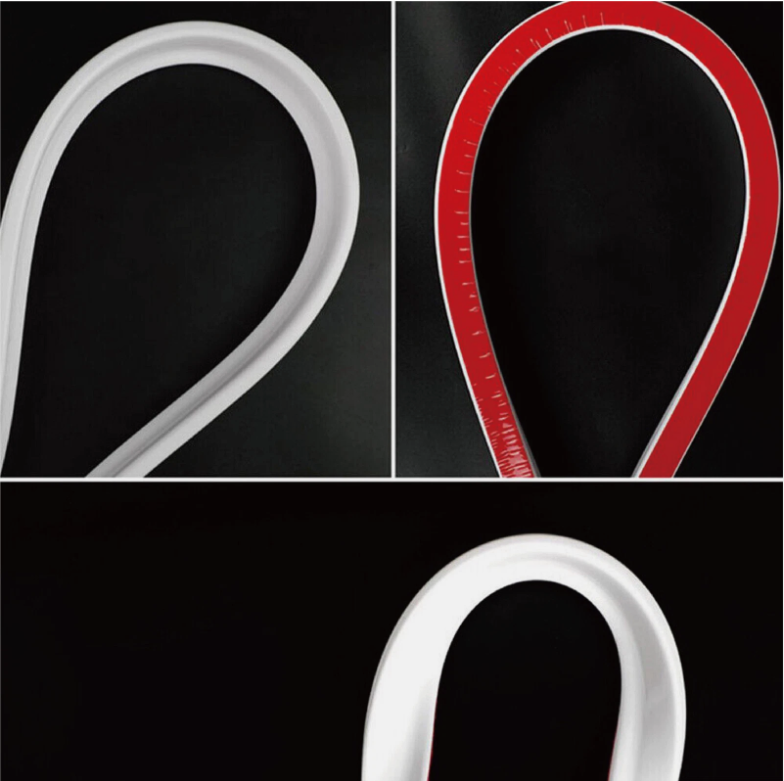 Waterproof Silicone Water Barrier Stopper Strip for Bathroom 2.5M