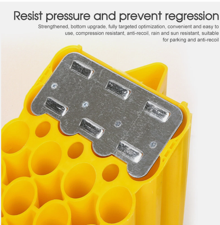 2X Multipurpose Wheel Chock Wedges Car Stopper Wheel Alignment Block