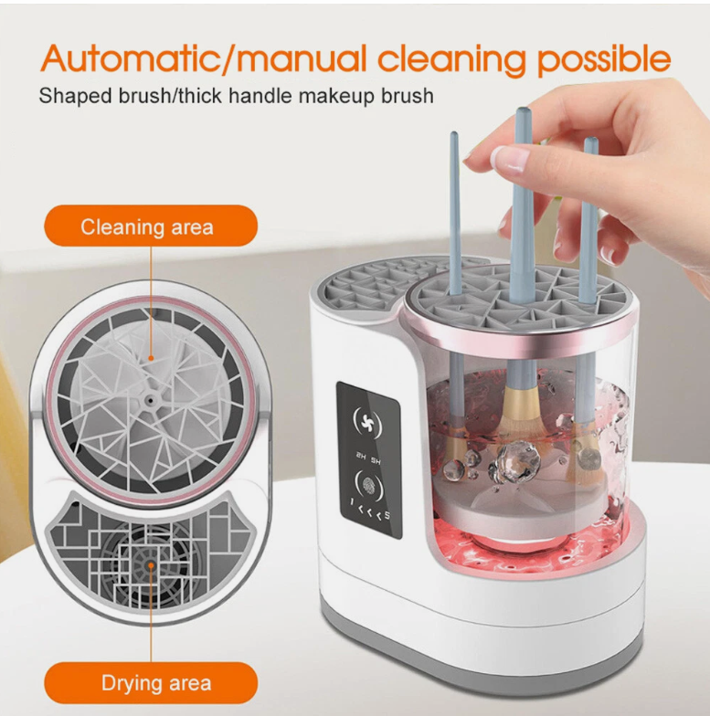 Electric Makeup Brush Cleaner And Dryer for All Makeup Brush Types