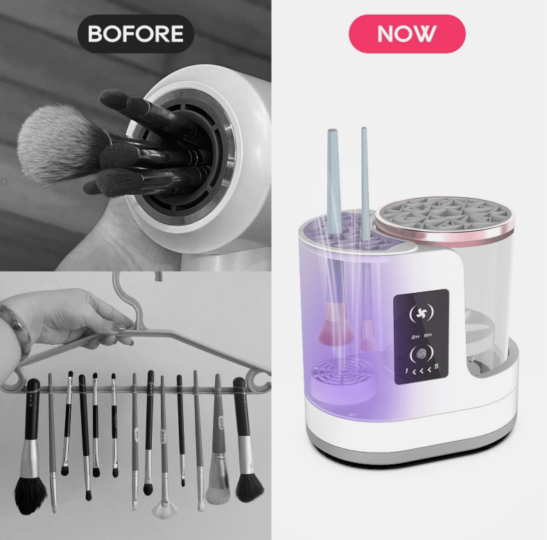 Electric Makeup Brush Cleaner And Dryer for All Makeup Brush Types