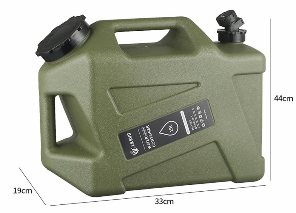 19L Portable Water Storage Bucket with Faucet