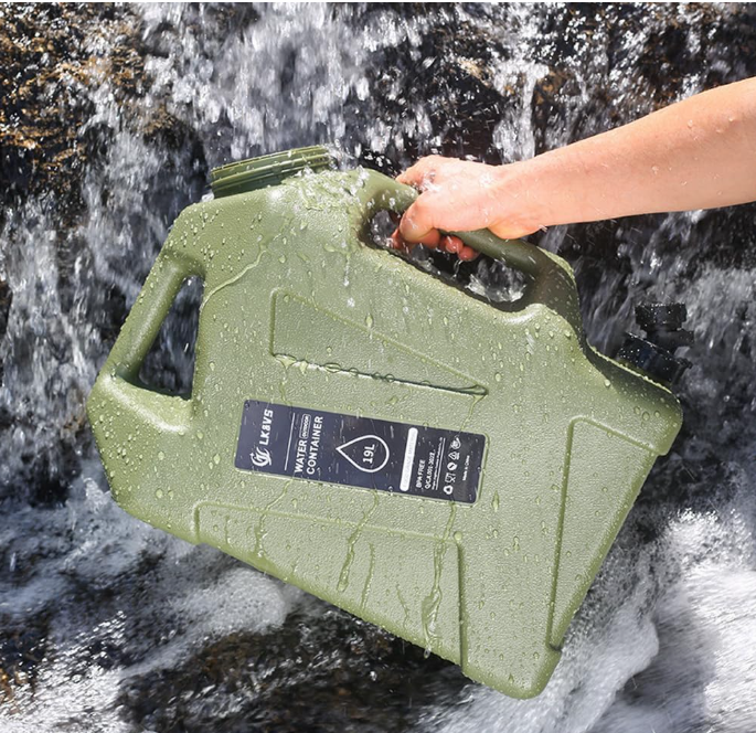 19L Portable Water Storage Bucket with Faucet