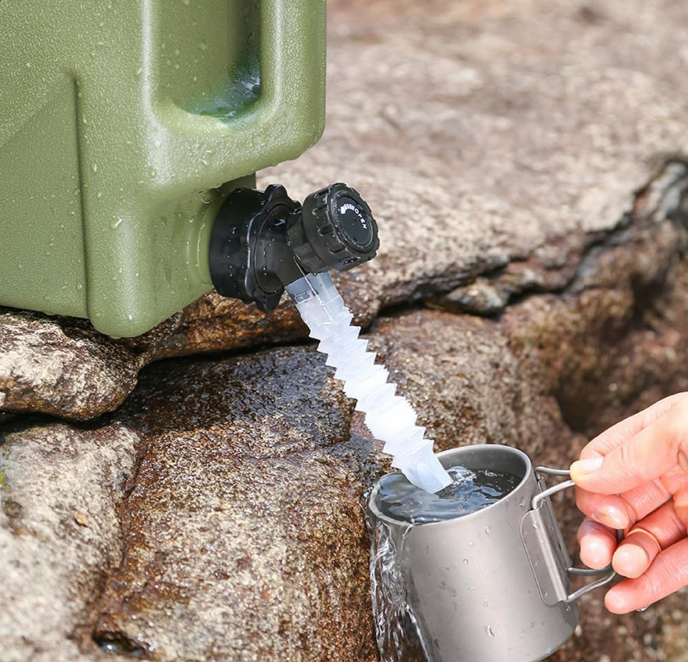 19L Portable Water Storage Bucket with Faucet
