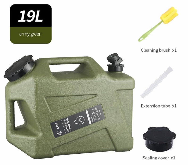 19L Portable Water Storage Bucket with Faucet