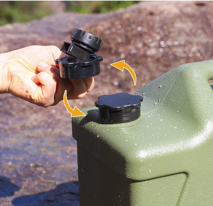 19L Portable Water Storage Bucket with Faucet